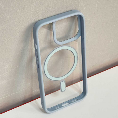 Чохол Crystal case with MagSafe для iPhone 11 (Sierra blue)